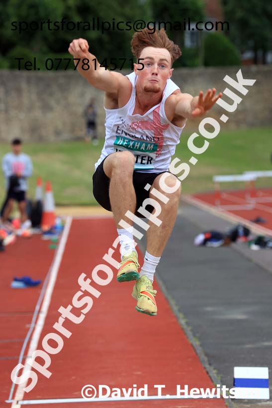 Decathlon Long Jump, 2024 EAP International Combined events, Hewcham, Northumberland.  Photo: David T. Hewitson/Sports for All Pics